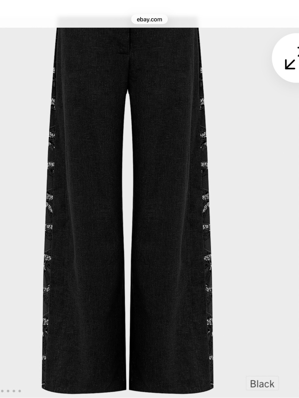 VIX Paula Hermanny Solid Bree High Waist Pants M - Picture 2 of 10